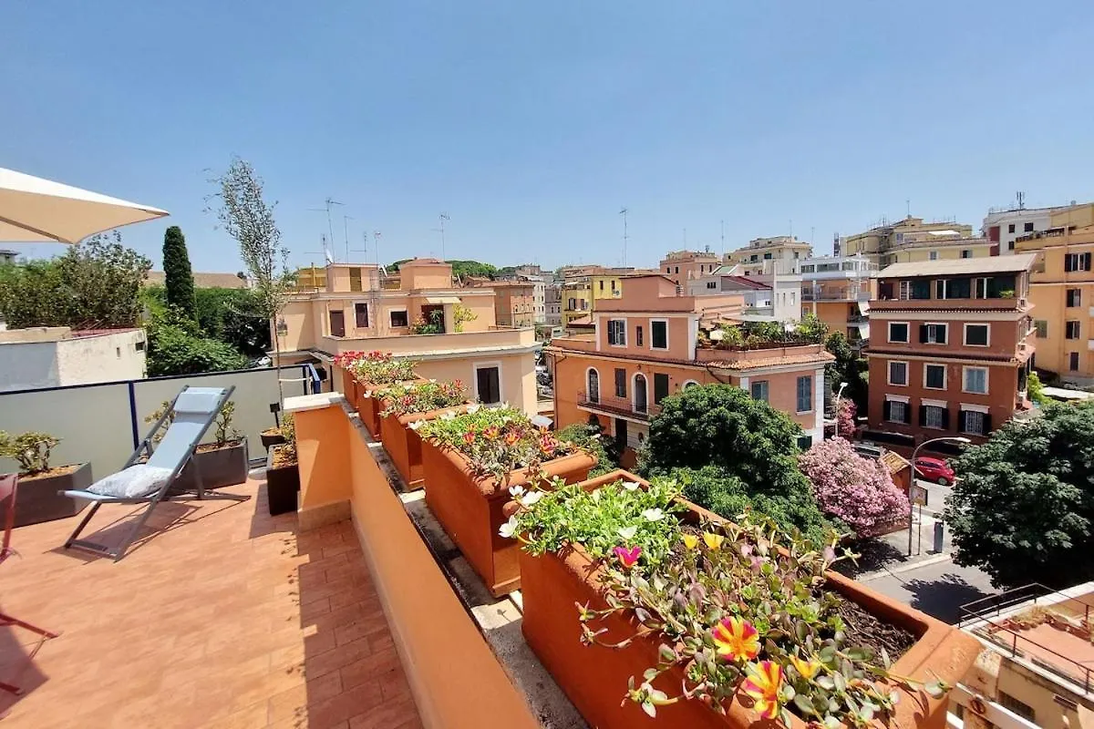 Apartamento Caracalla Charming Terrace Loft Roma Itália